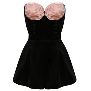 Nana Jacqueline Amanda Velvet Jumpsuit